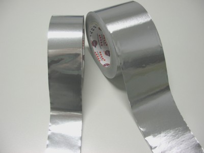 Plain aluminium foil